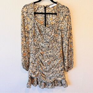 Sold REVOLVE Marcella Dress in Black & Yellow Floral ASTR THE LABEL Small